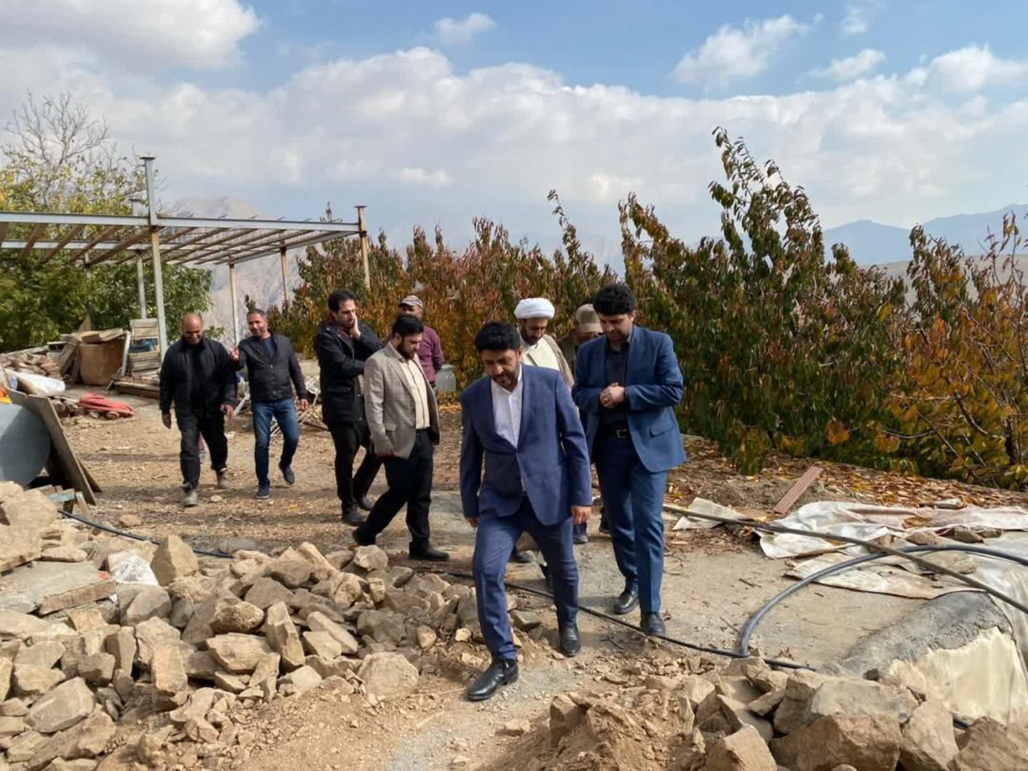 روستای امامزاده عقیل(ع) مقصد اولین بازدید مهندس محمد نژاد